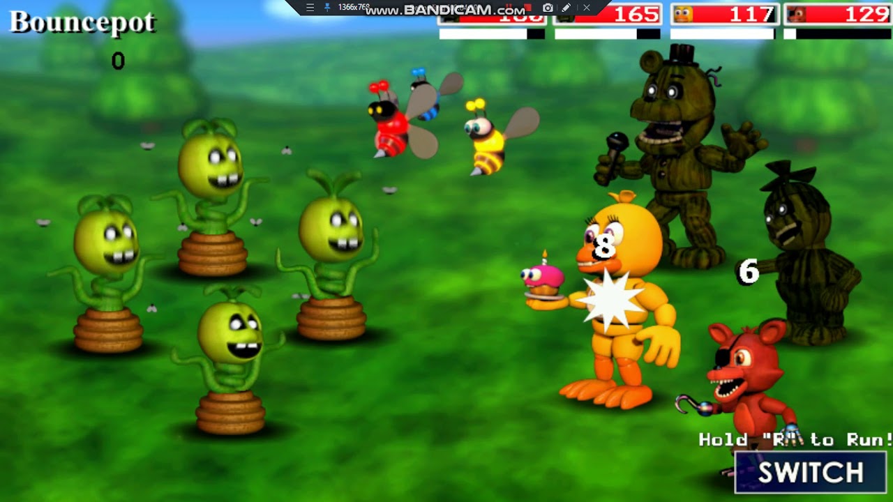 Fnaf World Redacted All Characters